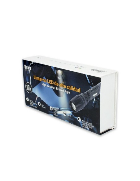 Lampe Torche LED TM Electron REC Noir 10W