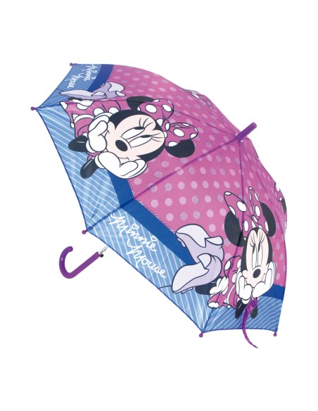 Parapluie Automatique Minnie Mouse Lucky Rose (Ø 84 cm)
