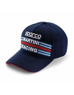 Casquette Sparco Martini Racing Bleu Rouge
