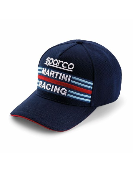 Casquette Sparco Martini Racing Bleu Rouge