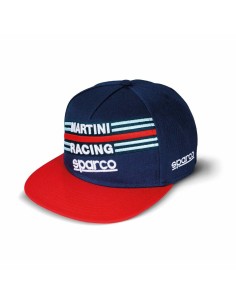 Casquette Sparco Martini Racing Bleu Rouge
