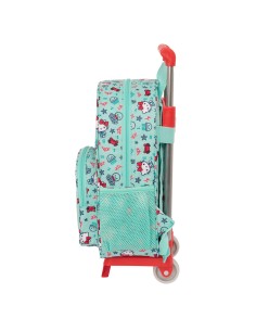 Cartable à roulettes Hello Kitty Sea lovers Turquoise 26 x 34 x 11 cm 2