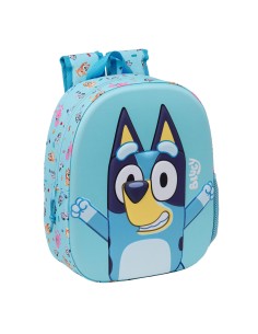 Cartable Bluey Bleu ciel 27 x 33 x 10 cm