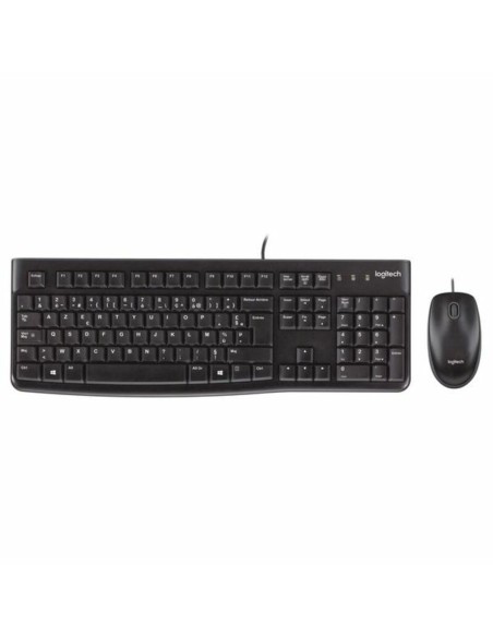 Clavier et Souris Optique Logitech 920-002562 Noir Anglais QWERTY