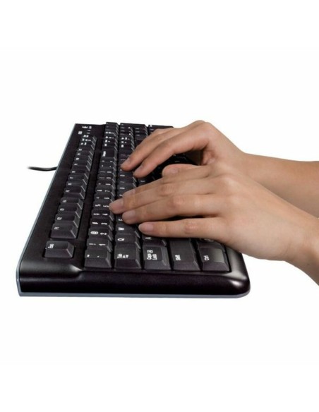 Clavier et Souris Optique Logitech 920-002562 Noir Anglais QWERTY