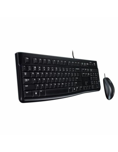 Clavier et Souris Optique Logitech 920-002562 Noir Anglais QWERTY