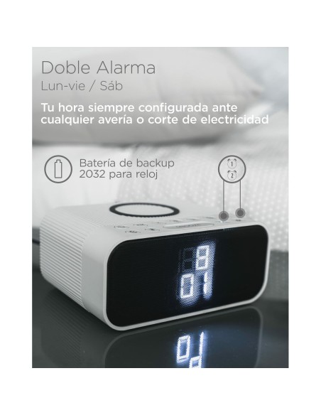 Radio-réveil KSIX   10W