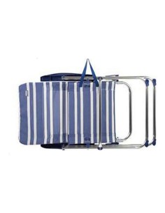 Chaise Pliante Aktive Mykonos 61 X 69 X 108 cm Bleu Aluminium Plage 2
