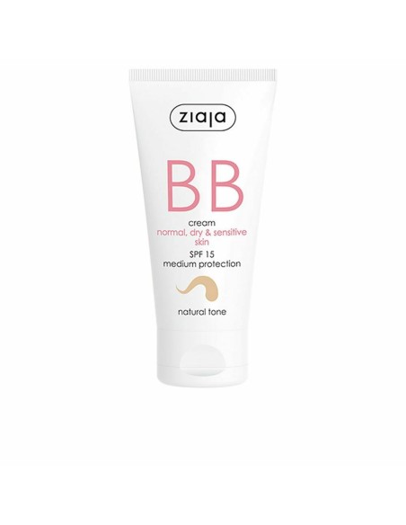 Crème Hydratante avec Couleur Ziaja Bb Cream Naturel Spf 15 50 ml