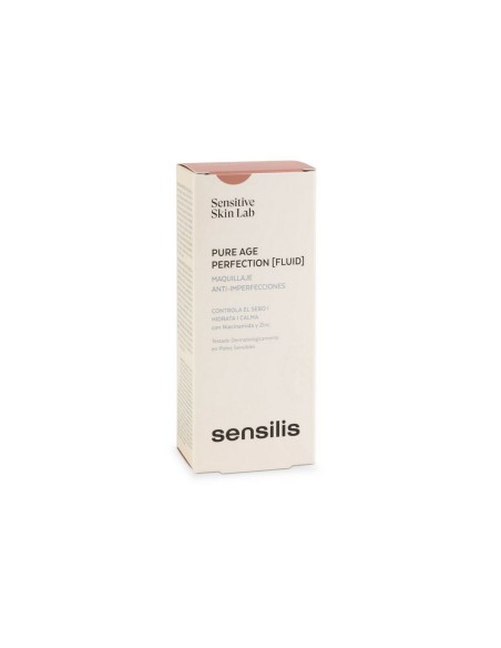 Base de Maquillage Crémeuse Sensilis Pure Age Perfection 05-pêche Anti-imperfections (30 ml)