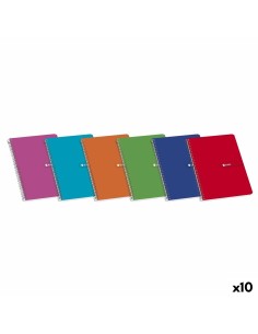 Cahier à Spirale ENRI Din A4 80 Volets (10 Unités) 2