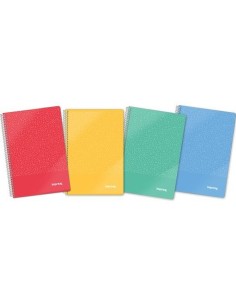 Cahier à Spirale Imprex Din A4 80 Volets (4 Unités) 2