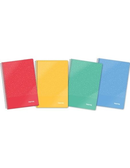 Cahier à Spirale Imprex Din A4 80 Volets (4 Unités)