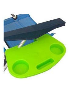 Petite Table d'Appoint Chaise de Plage 23 x 37 x 4 cm 2