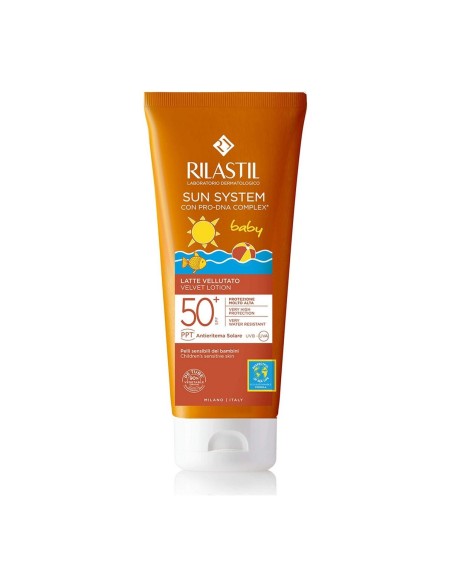 Lait Solaire pour Enfants Rilastil Sun System Spf 50+ (200 ml)