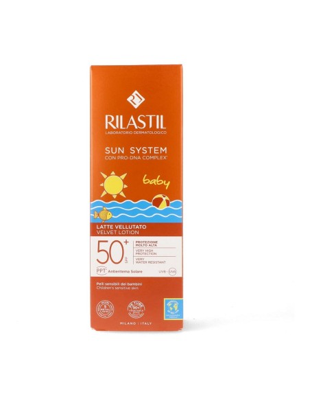 Lait Solaire pour Enfants Rilastil Sun System Spf 50+ (200 ml)