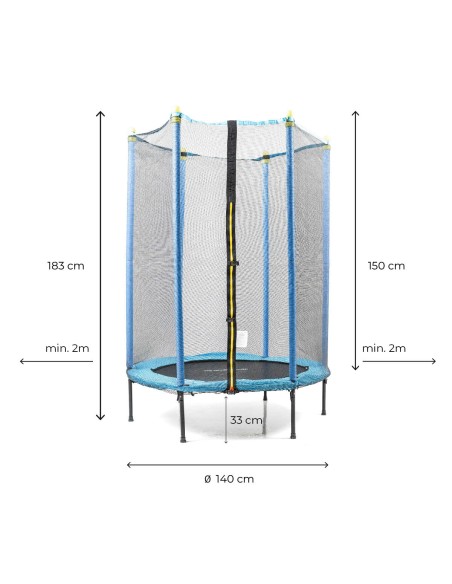 Trampoline pour Enfants avec Filet de Sécurité Zuply InnovaGoods