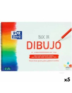 Bloc à dessin Oxford Blanc A3 20 Volets (5 Unités)