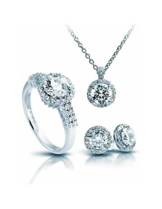 Ensemble Collier et Boucles d'oreille Diamonfire 1312691903175 Bague
