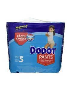 Couches jetables Dodot Dodot Pants Taille 5 12-17 kg 30 Unités