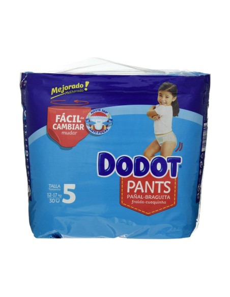 Couches jetables Dodot Dodot Pants Taille 5 12-17 kg 30 Unités