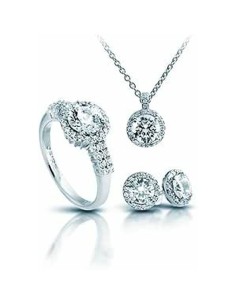 Ensemble Collier et Boucles d'oreille Diamonfire 1312691917170 Bague
