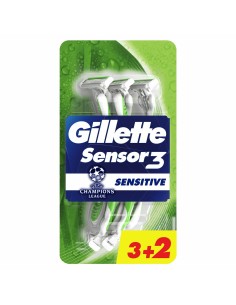 Rasoirs Jetables Gillette SENSOR (5 Unités)