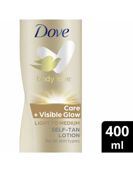 Autobronzant Corporel Dove VISIBLE GLOW 400 ml