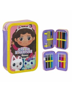 Pochette crayons Gabby's Dollhouse Lila 12,5 x 19,5 x 4,5 cm