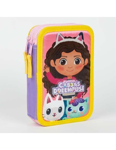 Pochette crayons Gabby's Dollhouse Lila 12,5 x 19,5 x 4,5 cm