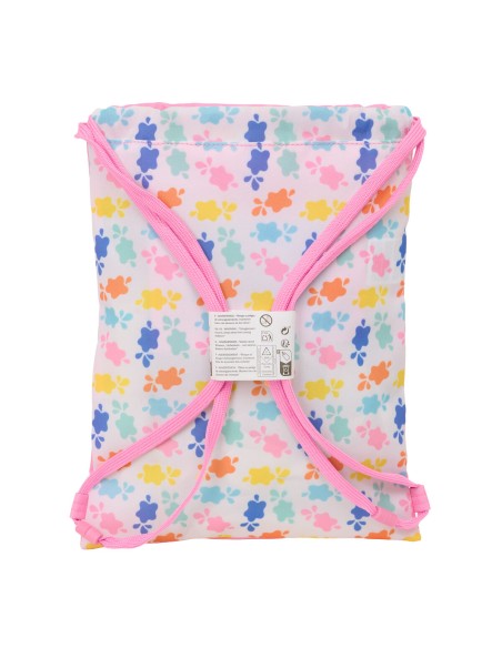 Sac à dos serré par des ficelles Peppa Pig Baby pig Multicouleur 26 x 34 x 1 cm