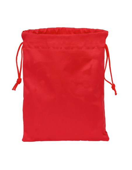 Sac à dos serré par des ficelles Safta Rouge 26 x 34 x 1 cm