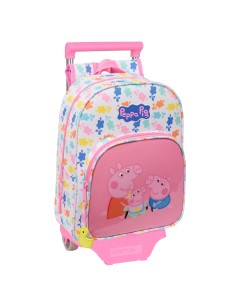 Cartable Peppa Pig Baby pig Multicouleur 26 x 11 x 67 cm 26 x 34 x 11 cm 2