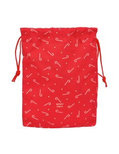 Sac à dos serré par des ficelles Safta Rouge 26 x 34 x 1 cm 2
