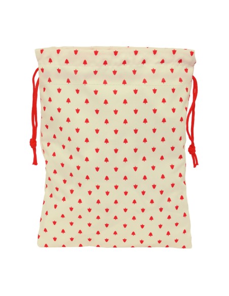 Sac à dos serré par des ficelles Safta Beige 26 x 34 x 1 cm