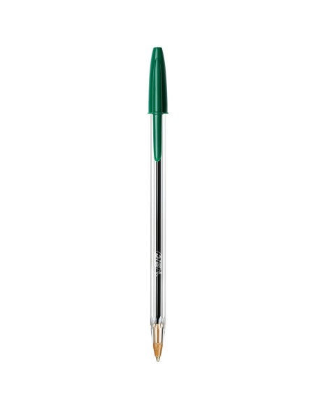 Crayon Bic Cristal Original Vert 0,32 mm (50 Unités)