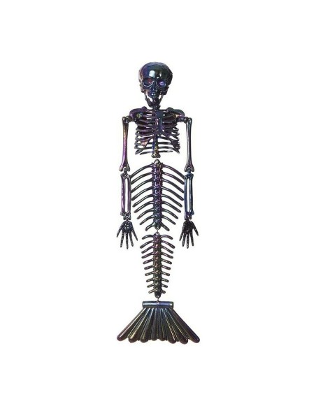 Décoration d'Halloween My Other Me Squelette Sirène Chrome (37 cm)