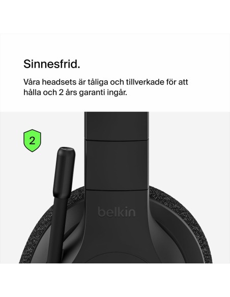 Casques Bluetooth avec Microphone Belkin AUD005BTBLK