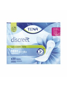 Compresses Normales sans Ailes Tena Discreet Extra 20 Unités
