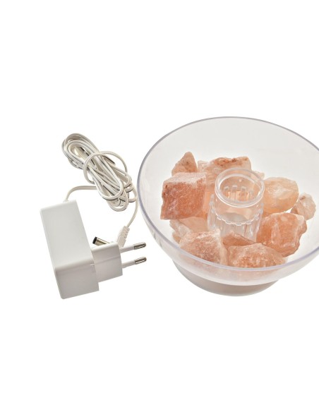 Diffuseur d'Huiles Essentielles DKD Home Decor Blanc Rose Transparent 300 ml