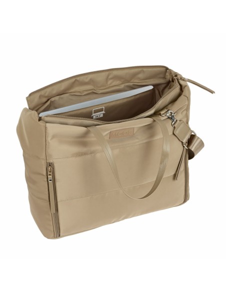 Sac à Bandoulière Moos Camel Camel 54 x 31 x 17 cm Rembourré