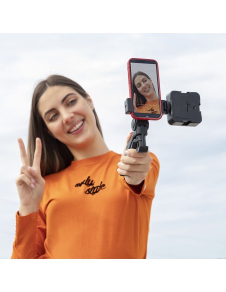 Kit Vlogging avec Lumière, Micro y Télécommande Plodni InnovaGoods 6 Pièces