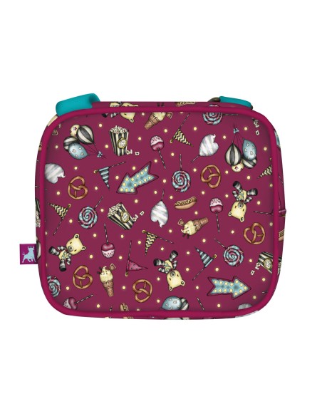 Sac à Bandoulière Gorjuss Fireworks Bordeaux (16.5 x 15 x 6.5 cm)
