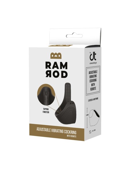 Anneau Pénis Dream Toys Ramrod Noir