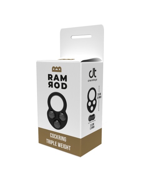 Anneau Pénis Dream Toys Ramrod Noir