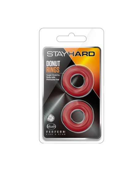 Anneau Pénis Blush Stay Hard Rouge