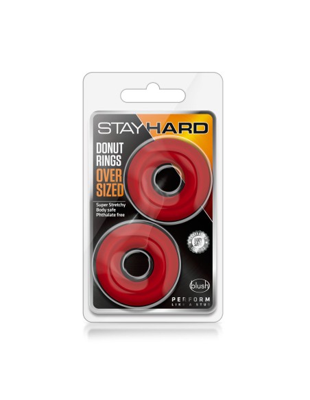 Anneau Pénis Blush Stay Hard Rouge