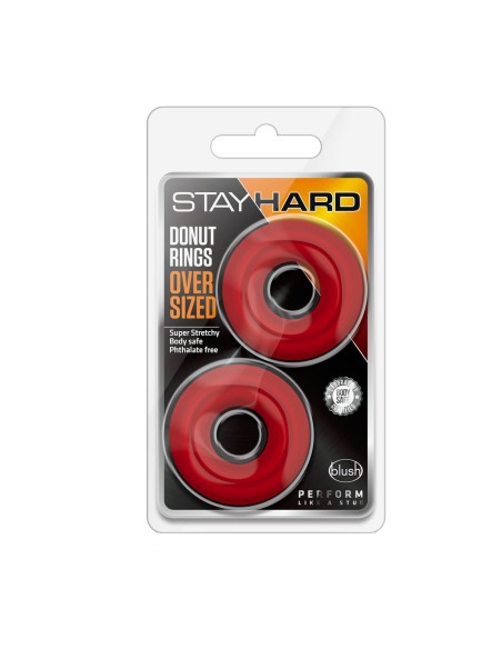 Anneau Pénis Blush Stay Hard Rouge