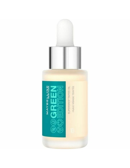 Base de maquillage liquide Maybelline Green Edition Nº 10 Huile (20 ml)