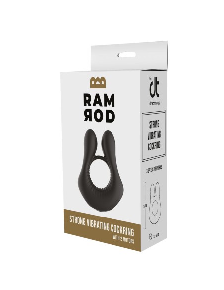 Anneau Pénis Dream Toys Ramrod Noir